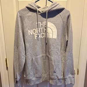 The North Face Light Gray Pullover Hoodie
